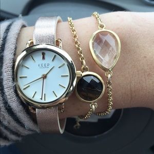 Chloe + Isabel Minaret Bracelet Set EUC